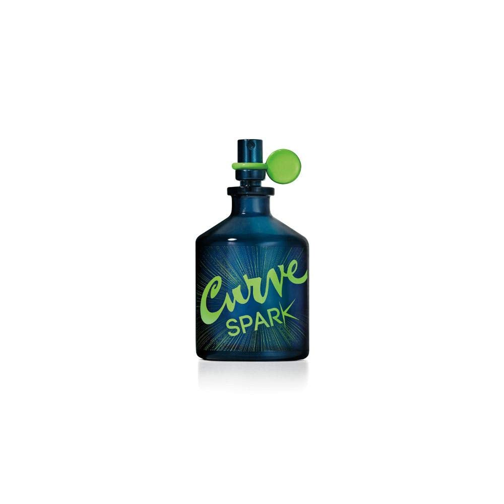 Curve Men's Cologne Fragrance Spray, Casual Cool Day or Night Scent, Curve Spark, 2.5 Fl Oz