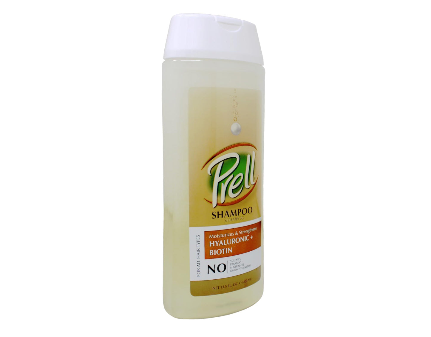 Prell Hyaluronic + Biotin Moisturizes & Strengthens Shampoo for All Hair Types 13.5 fl.oz
