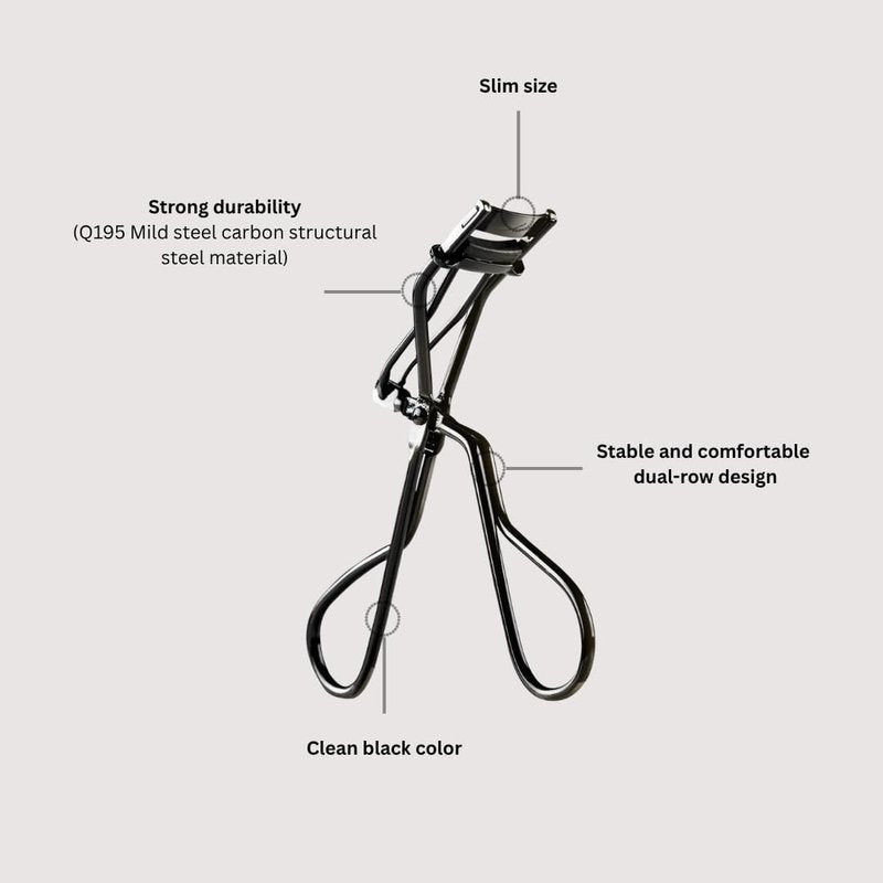 Soo Ador Precision Lash Half Curler - No-Pinch Inner & Outer Corner Eyelash Curler for Detailed Styling