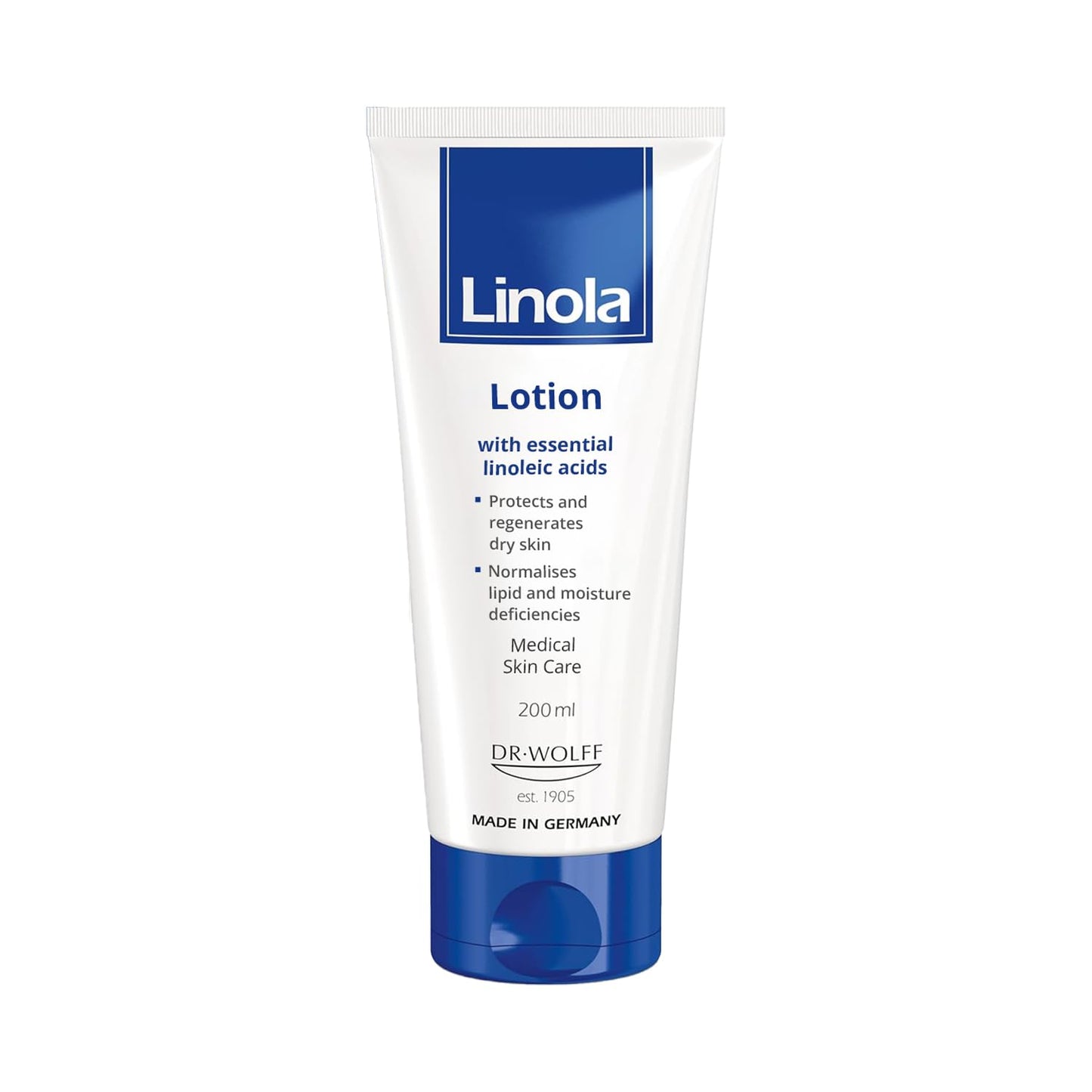 Linola Lotion - Body Lotion with Essential Linoleic Acids - for the Daily Care of Dry & Stressed Skin - Protects & Regenerates Dry Skin - Made in Germany - Vegan - 500 ml (16.9 Fl Oz)