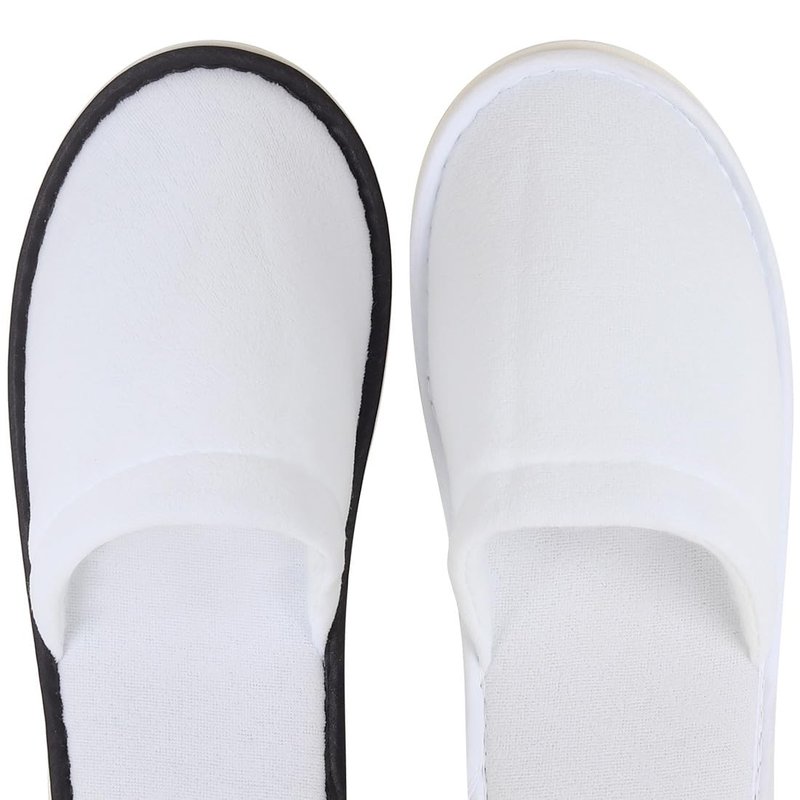 Yeios 20 Pairs Disposable Slippers for Guests Hotel Slippers Spa Slippers Non-slip Washable House Slipper Bulk for Adult for Men and Women