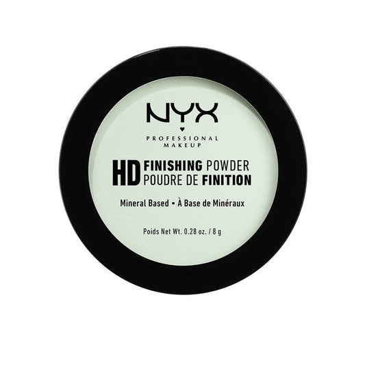 NYX HD Finishing Powder - Mint Green Pressed Setting Powder for Flawless Makeup