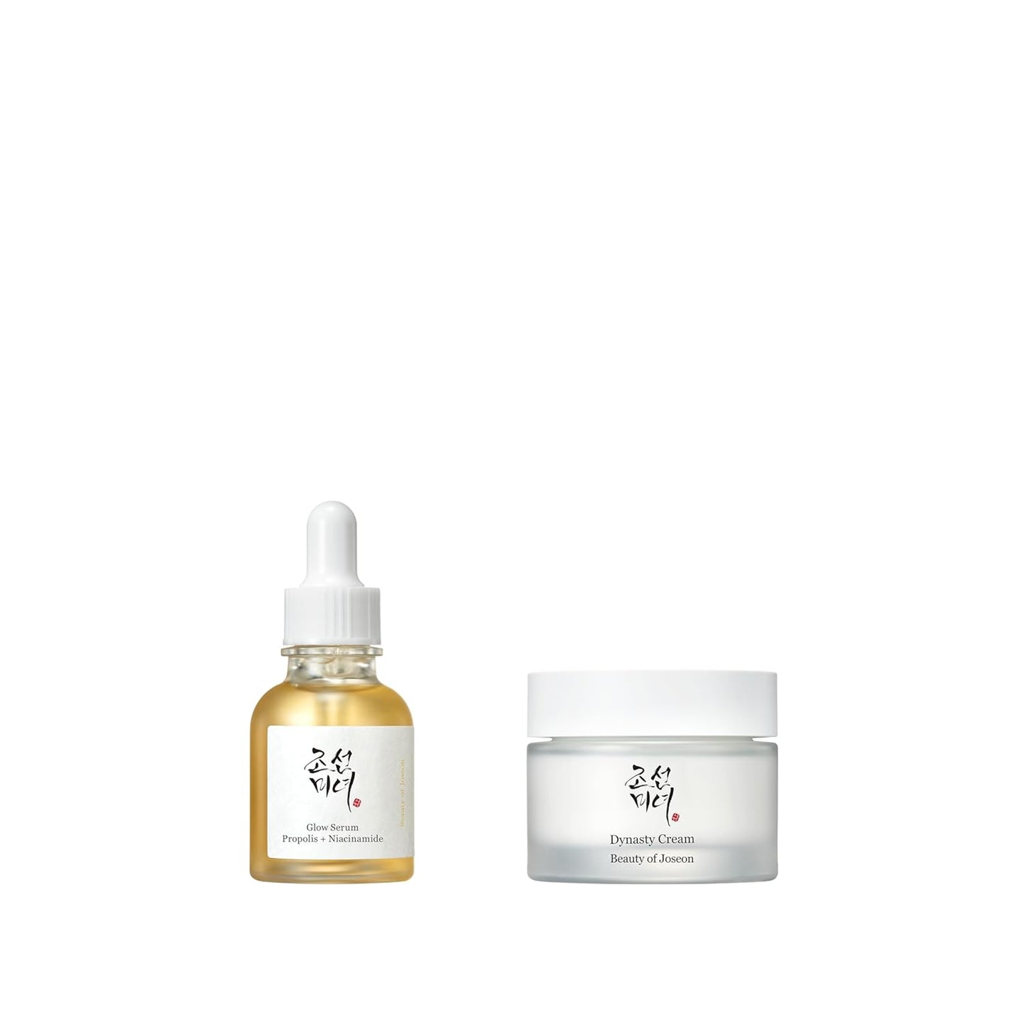 Glow Serum Propolis & Niacinamide 30ml | Hydrating Face Moisturizer 50ml | Korean Skincare Set