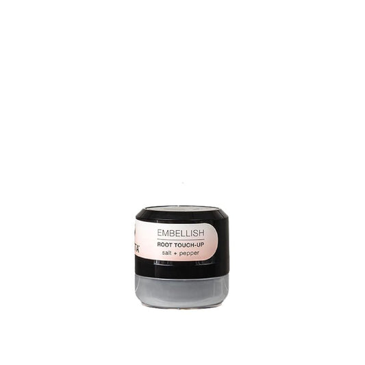 Calista Embellish Root Touch-Up, Temporary Gray Coverage & Thinning Concealer, Fibrous Formula for Fuller-Looking Hair, Water-Resistant, Salt and Pepper, 0.35 oz