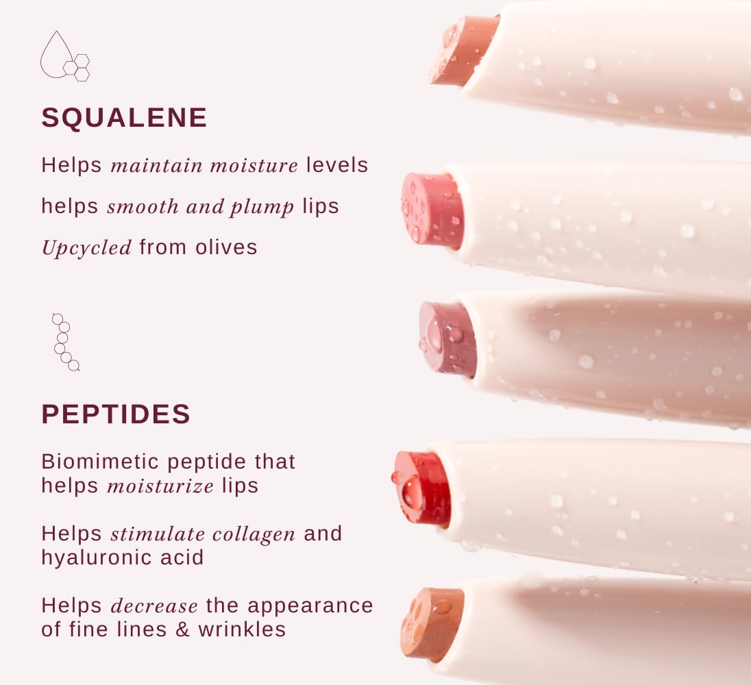 Wander Beauty Lipsetter Dual Cream Lipstick + Lip Liner - Midtown Mauve - Ultra-Smooth, Hydrating Lipstick and Lip Liner with a Soft Matte Finish - Made with Squalane & Peptides (1 Count)