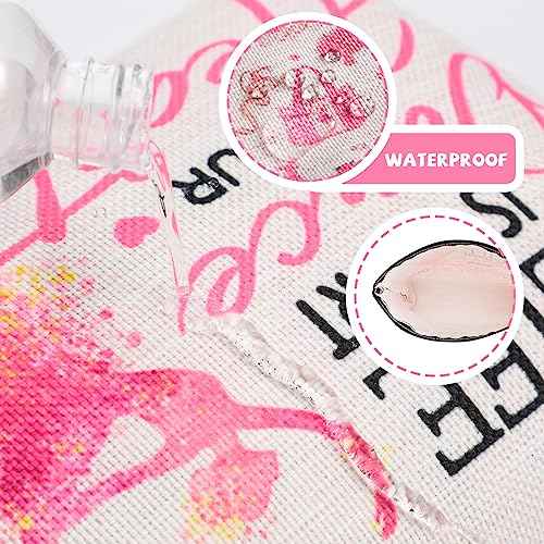 Silkfly 12 Pcs Dance Makeup Bag Ballet Cosmetic Bag Ballet Lover Gift Christmas Dance Party Favors Princess Party Favors Tutu Supplies Portable Toiletry Zipper Pouch for Women