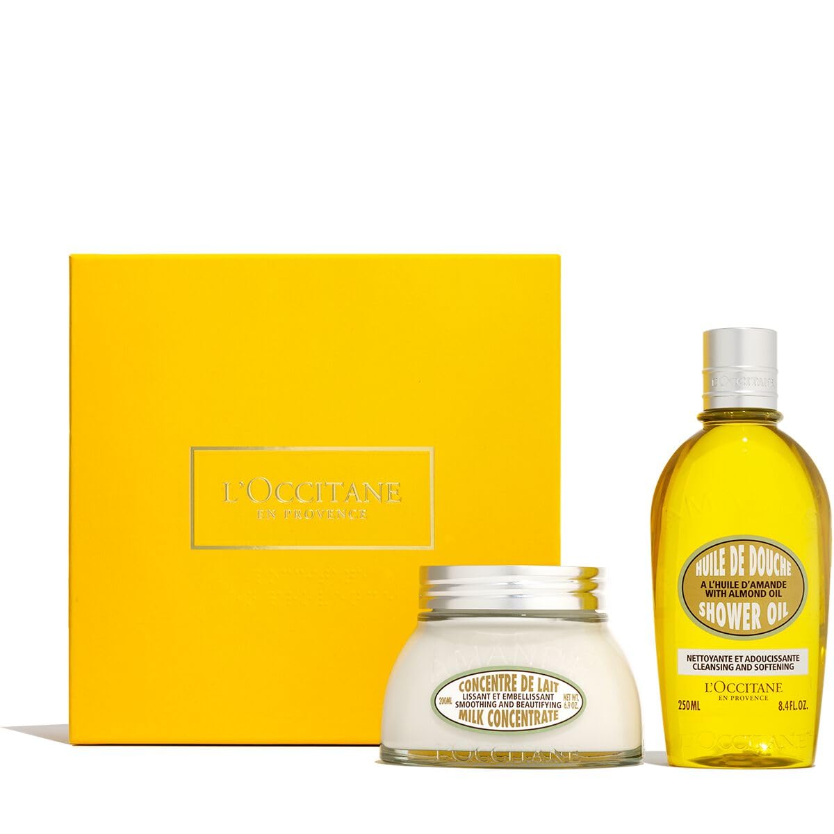 L'Occitane Softening Body Duo - Nourishing Lotion & Cream Set | Ideal for All Skin Types
