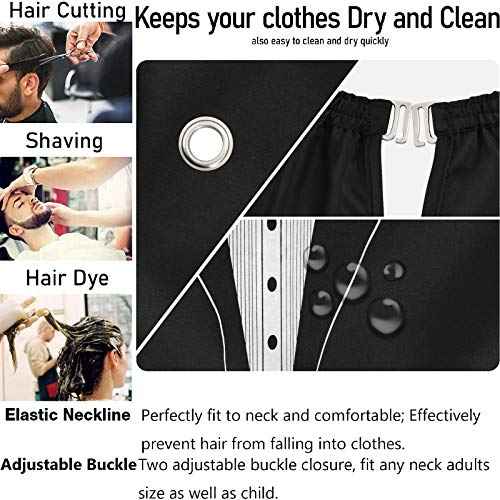 visesunny Professional Barber Cape Polyester Hair Cutting Salon Cape Apron Anti-Static Beard Bib Grooming Apron