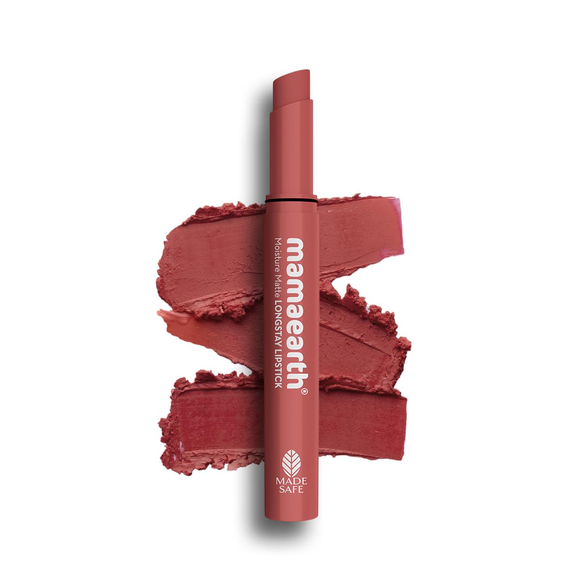 Mamaearth Moisture Matte Lipstick (01 - Carnation Nude) | Infused with Vitamin E | 12-Hour Long Stay & 8-Hour Moisture Lock | Cruelty-Free & Smudge-Proof | 0.07 Oz/2g