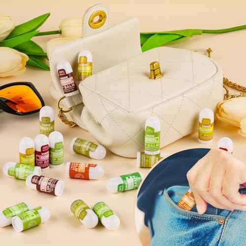 Mini Lip Balm 180 Pack, Lip Balm Bulk with Vitamin E & Coconut Oil, Moisturizing Lip Balms for Dry Cracked lips-10 Flavors