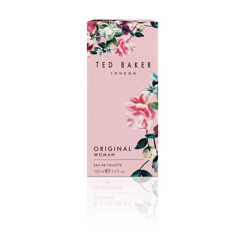 Ted Baker Pink EDT | Floral Green Women's Fragrance with Peach, Bergamot & Musk | 3.38 fl oz