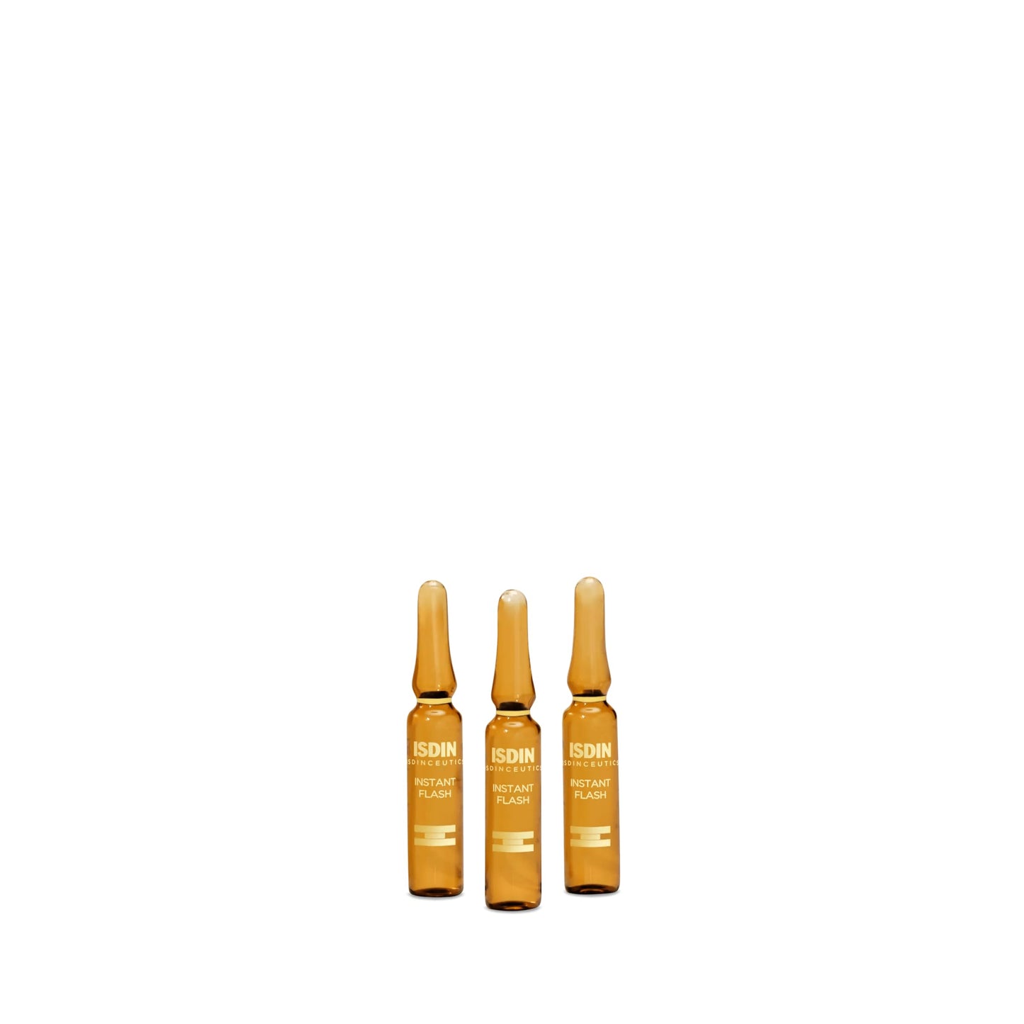 Isdinceutics Instant Flash Firming and Lifting Serum for Face with Antioxidants and Hyaluronic Acid - 5 ampoules, 0.06FL OZ x 5