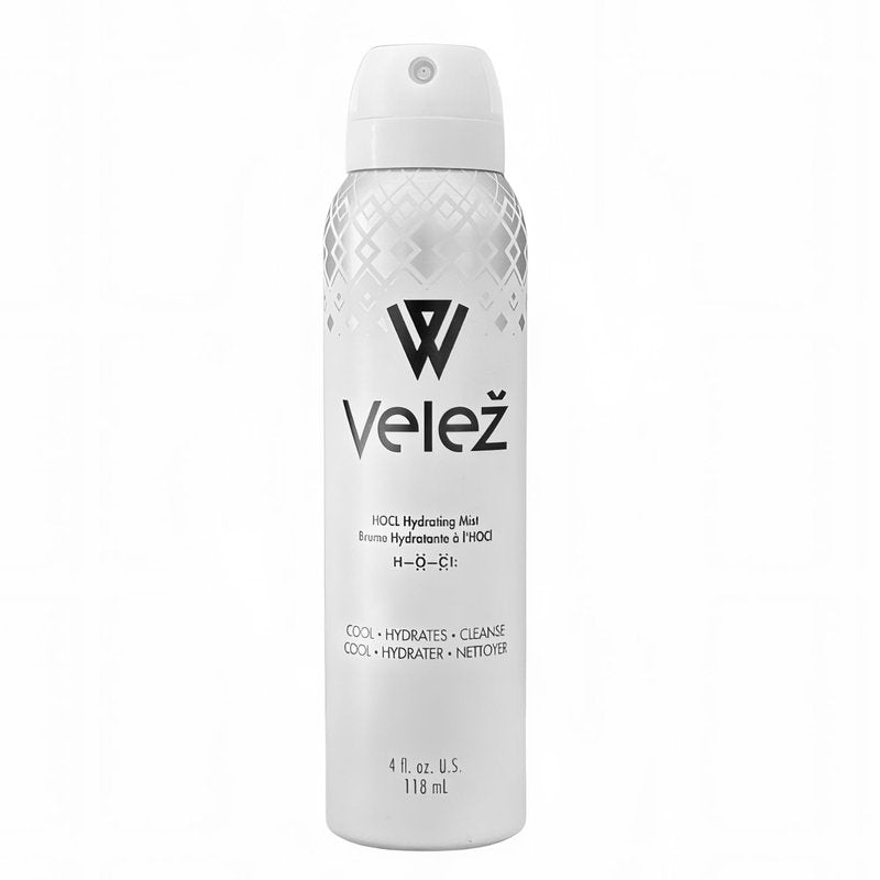 Velež HOCL Hydrating Face Mist, Gentle Facial Spray, Versatile Fusion of Hypochlorous Acid + Pure Water, Refreshes, Soothes & Cleans The Skin, 4 Fl Oz