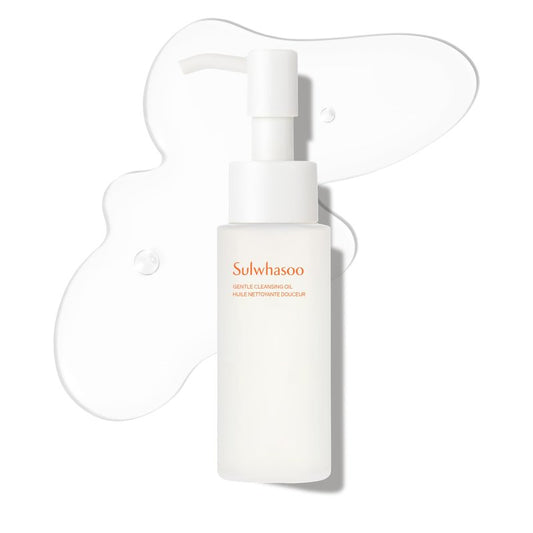 Sulwhasoo Gentle Cleansing Oil | Korean Oil Cleanser & Makeup Remover | Dissolves Waterproof Makeup & SPF | Hydrating Double Cleanse Face Wash for Dry & Sensitive Skin, 1.69 fl. oz.