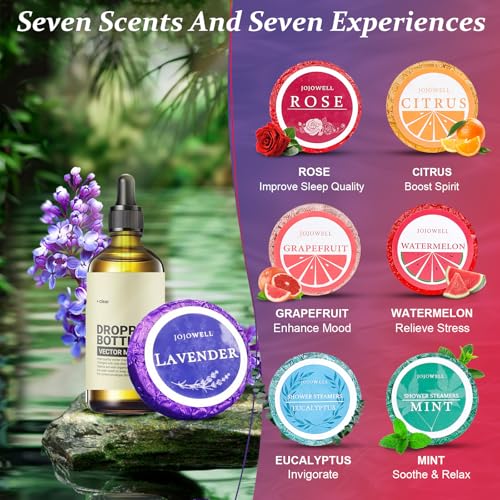 Shower Steamers Aromatherapy - 21Pcs Birthday Gifts for Women, Self Care with Natural Essential Oils Relaxation Home SPA, Womens Gifts for Christmas Stocking Stuffers for Adults, Teens, Wife, Her