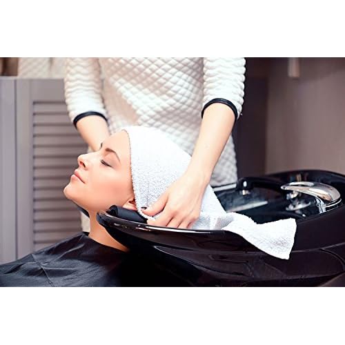 Utopia Towels, Salon Towel, Pack of 24, 16 by 27 Inches, Highly Absorbent Cotton Towels for Hand, Gym, Beauty, Spa, and Home Hair Care, White