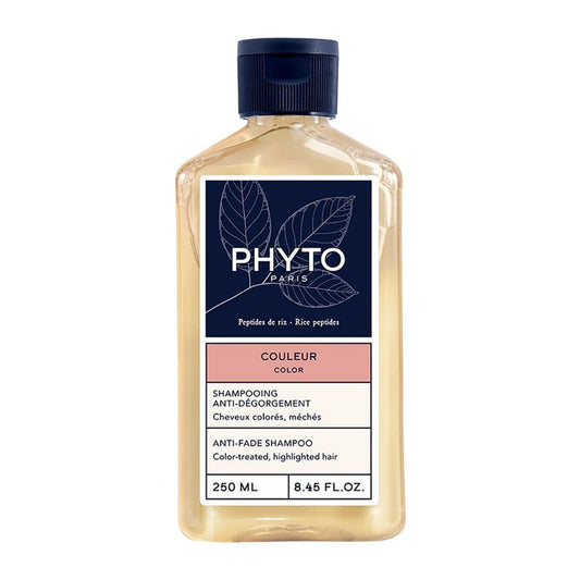 PHYTO Color Anti-Fade Shampoo for Color-Treated Hair | Sulfate-Free | Protects Color Intensity & Revives Radiance | Made in France | 8.45 fl oz