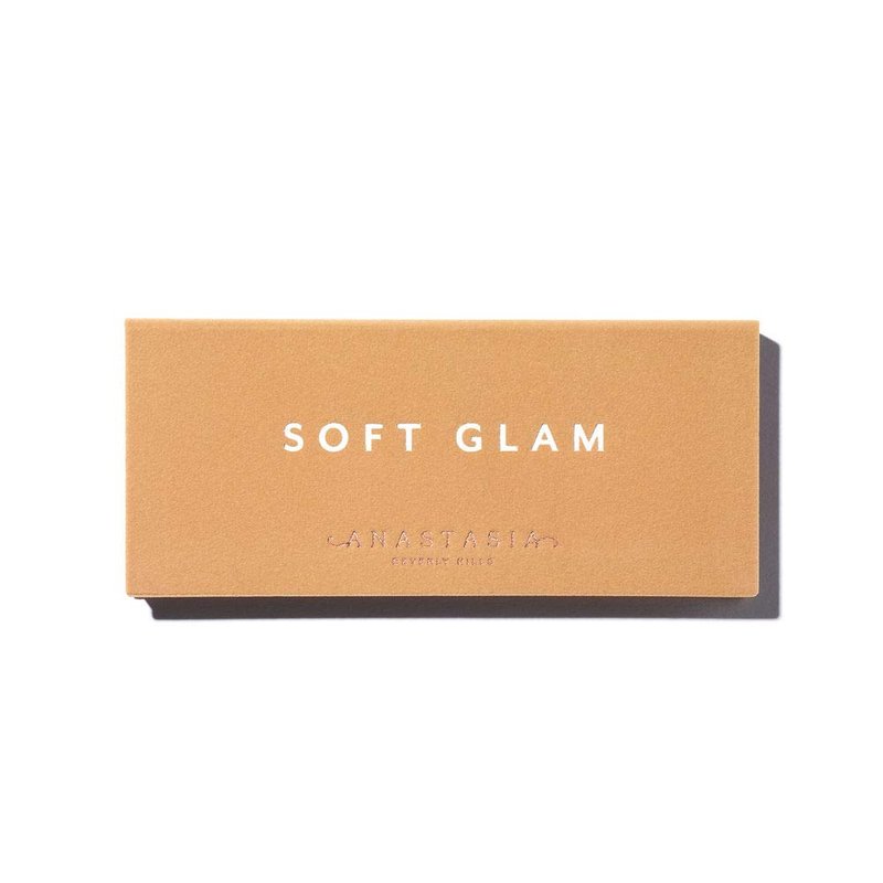 Anastasia Beverly Hills Soft Glam Palette - Essential Neutral Eyeshadow Collection with High-Pigment Mattes and Shimmers, Travel-Friendly Palette with Dual-Ended Brush