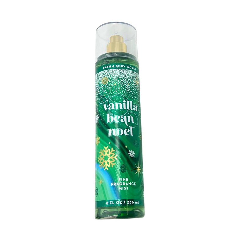 Bath & Body Works Vanilla Bean Noel Fine Fragrance Mist 8oz - Lot of 3-2022 Version