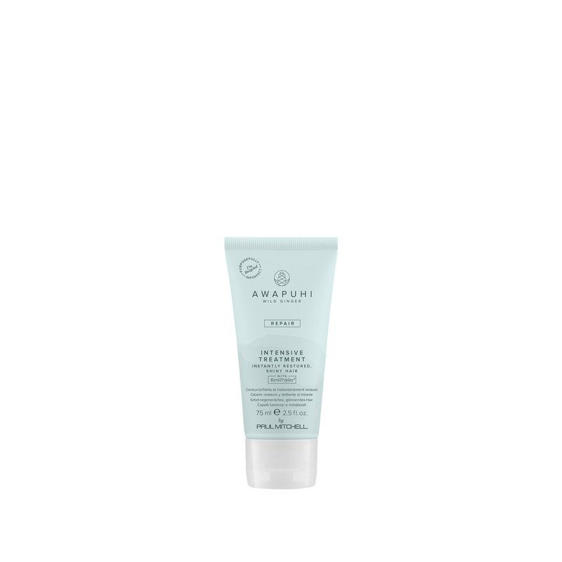 Awapuhi Wild Ginger by Paul Mitchell Intensive Treatment, Rebuilds + Repairs, For Dry, Damaged + Color-Treated Hair, 2.5 fl. oz.