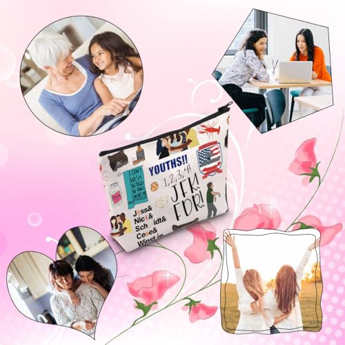 TV Show Inspired Gift TV Series Cosmetic Bag Moonwalking Tv Sitcom Gift For Women BFF (new tv girl)