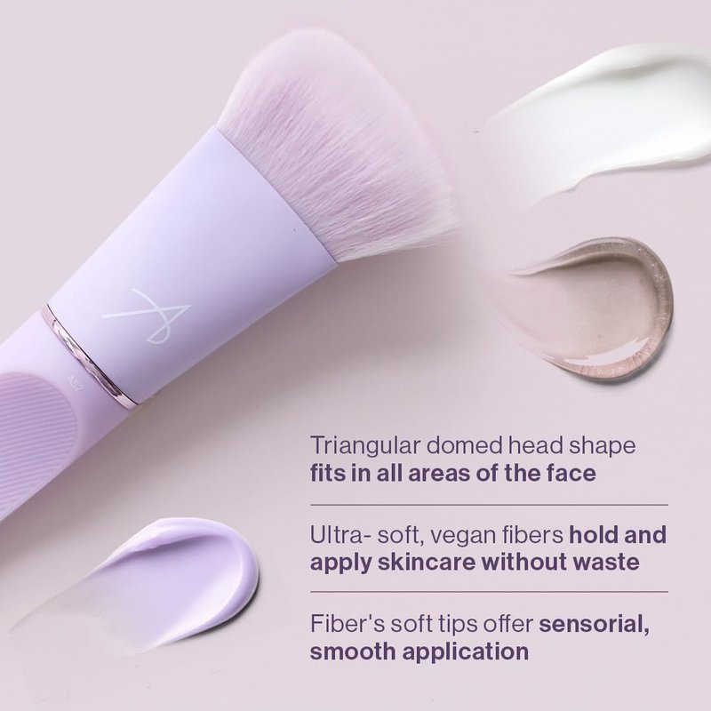 Anisa Beauty Pinnacle Skin Brush | Facial Skincare Brush for Moisturizing Cream, Lotion & Gel Application | Soft, Vegan & Cruelty-Free Fibers for Smooth, Even Skin Prep