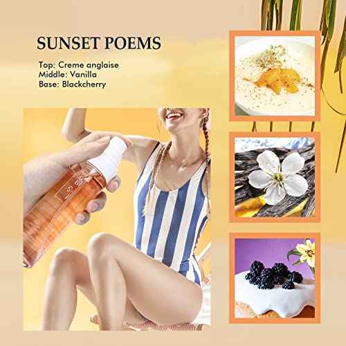 Womens Body Spray, Fragrance Mist Gift Set, Body Spray for Women, Pack of 3, Each 3.4 Fl Oz, Total 10.2 Fl Oz, Dreams