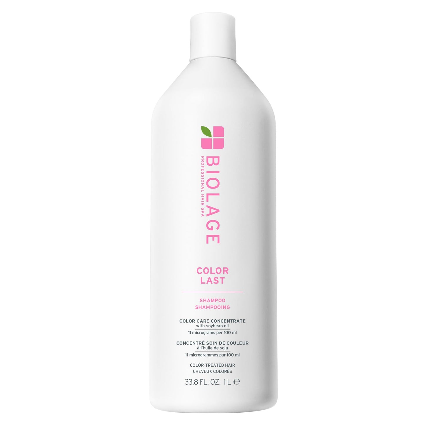 Biolage Color Last Shampoo - For Color-Treated Hair, Nourishes, Strengthens, Hydrates and Adds Shine, Soybean Oil & Stearic Acid, Paraben & Mineral Oil-Free, Vegan, 33.8 Fl Oz