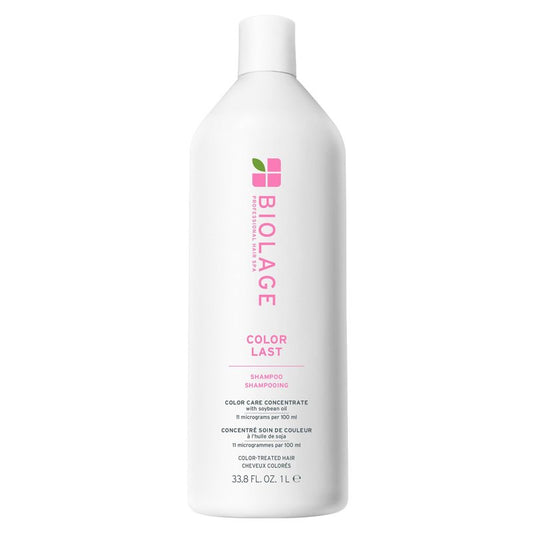 Biolage Color Last Shampoo - For Color-Treated Hair, Nourishes, Strengthens, Hydrates and Adds Shine, Soybean Oil & Stearic Acid, Paraben & Mineral Oil-Free, Vegan, 33.8 Fl Oz