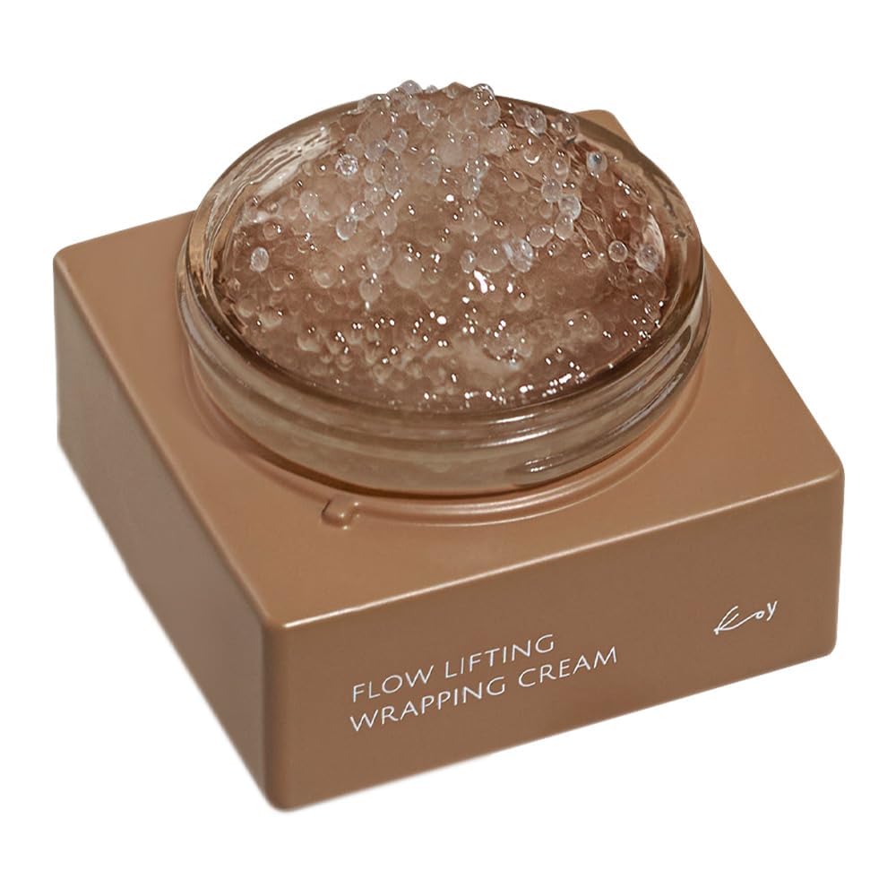 KOY Flow Lifting Wrapping Cream, Anti-Aging Wrinkle Treatment with French Lifting Capsule, Face Firms & Skincare, lightweight Moisturizer, Low Irritation, Radiant Skin for All Skin Types, 1.69 fl oz