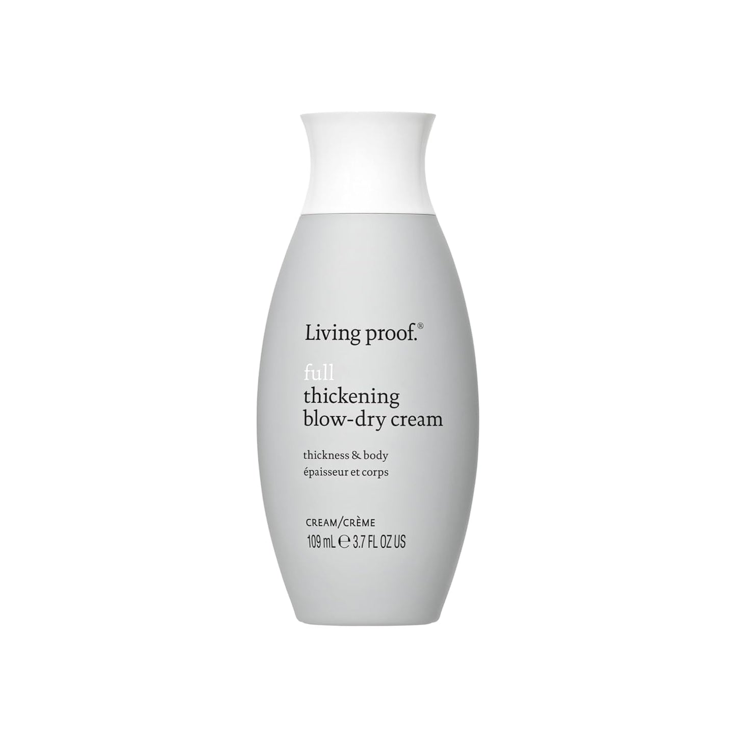 Living Proof Full Thickening Blow-Dry Cream - Lightweight Conditioning & Heat Protection for Fine Hair | All-Day Fullness & Shine