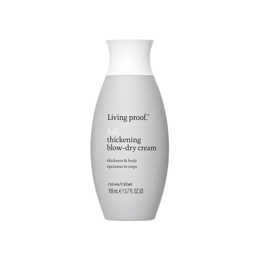 Living Proof Full Thickening Blow-Dry Cream - Lightweight Conditioning & Heat Protection for Fine Hair | All-Day Fullness & Shine