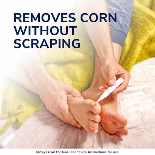 Scholl Corn Removal Pen - Clinically Proven Corn Remover, Pain-Free Treatment with TCA Active Gel for Complete Corn Removal, 1 Pen