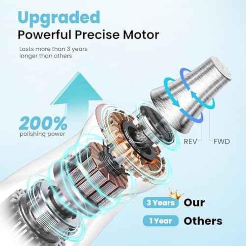 Nail Drill Electric File: HSKAI¢ç 10000RPM Powerful Nail Drill with LCD Display, Cordless Thick Nail Grind Filer for Acrylic Gel Natural Nails Toenails, Manicure & Pedicure Multi-Tool for Home Salon