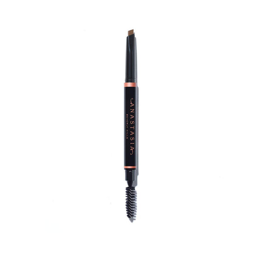 Anastasia Beverly Hills Brow Definer - 3-in-1 Triangular-Tipped Retractable Eyebrow Pencil with Spoolie - Multi-Functional Definer to Fill, Detail & Blend Brows - Blonde