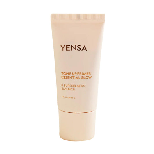 YENSA Tone Up Essential Glow Primer for Face - Brightening & Blurring Makeup Primer - Makeup Base Infused with Superfood Ingredients - Minimizes Appearance of Pores - Satin-Sheen Finish (1 Fl oz)