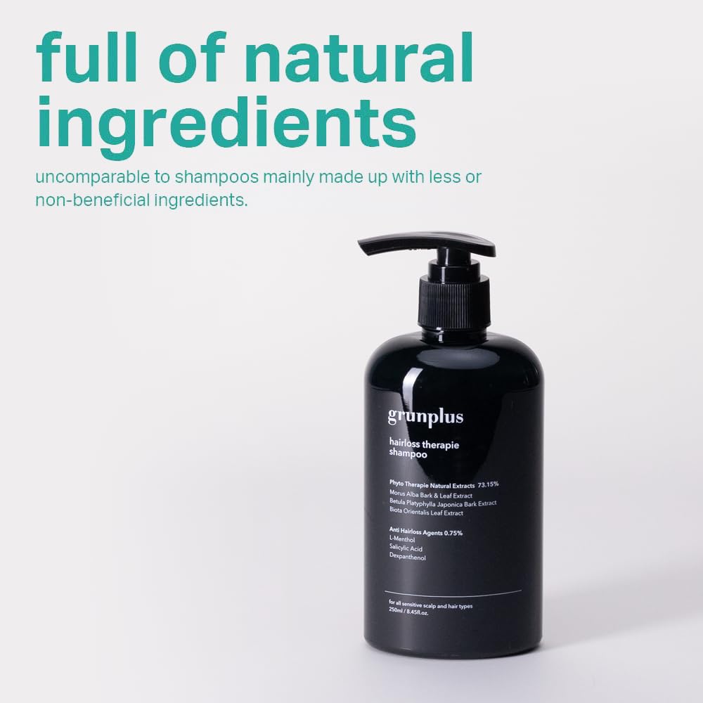 Hair Growth Shampoo - Herbal Formula for Thinning Hair | Scalp Nutrition & Itch Relief | 8.45 fl oz