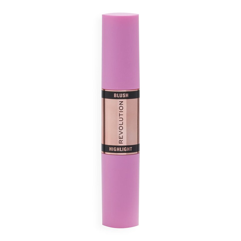 Revolution Beauty London, Blush Stick and Illuminator, Champagne Shine, Blush and Highlighter, 4.2 g