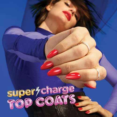 Sally Hansen Miracle Gel Nail Polish Special Effect Top Coat | Salon Quality, Gel-Like Formula, Two-Step System, No UV Light Needed, Long Lasting | 111 Pixie Chrome | Sheer Glittery Pink Nail Polish