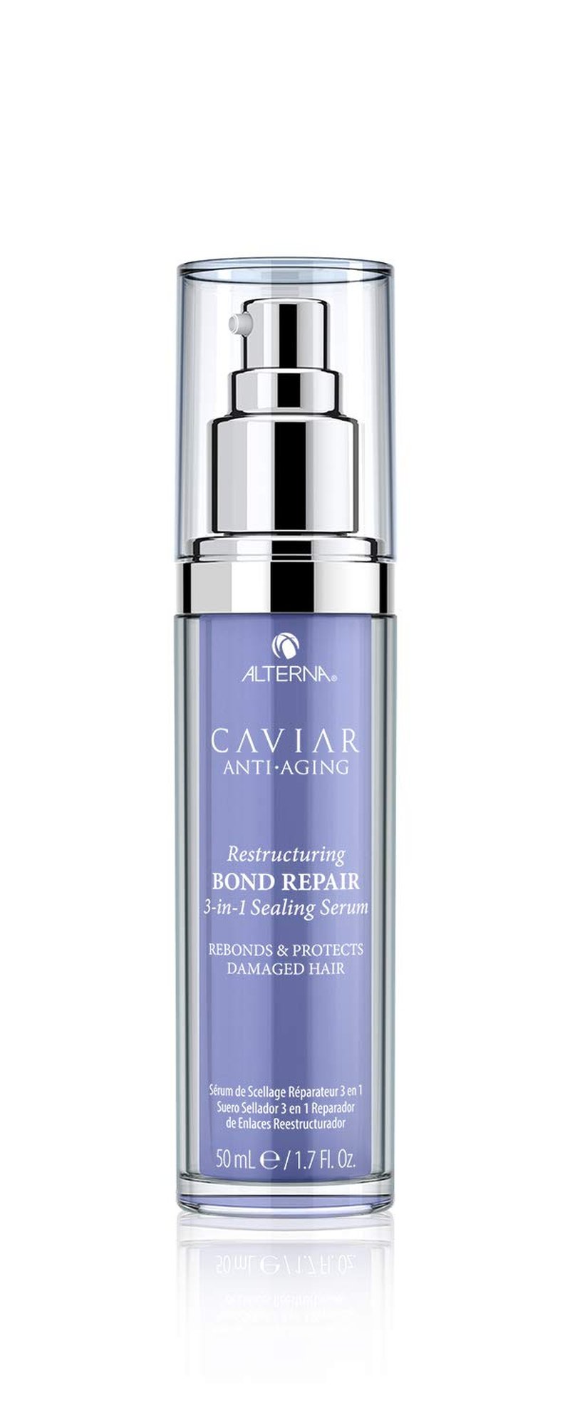 Alterna Haircare CAVIAR Anti-Aging Restructuring Bond Repair 3-in-1 Sealing Serum, Rebonds and Protects Damaged Hair,1.7 Fl Oz