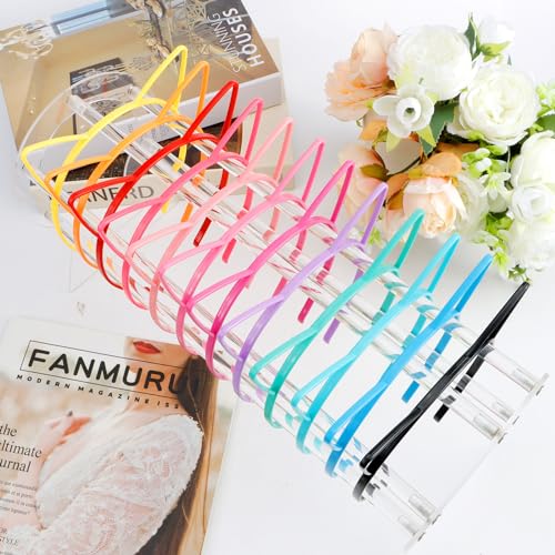 COCIDE 36Pcs Cat Ears Headbands Plastic Taylor Party Decorations Kitty Headbands for Gabby Party Favors Birthday Supplies for Women Halloween Hair Accessories Hair Hoops Costume