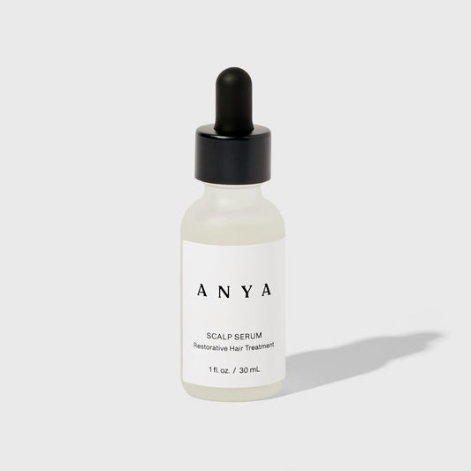 ANYA Postpartum - Scalp Serum with Biotin (1 fl oz, 30 ml), Hair Growth Serum for Fuller and Thicker hair, Helps with Postpartum Hair Loss, Follicle Stimulator, Plant-Based, Non-toxic, Vegan