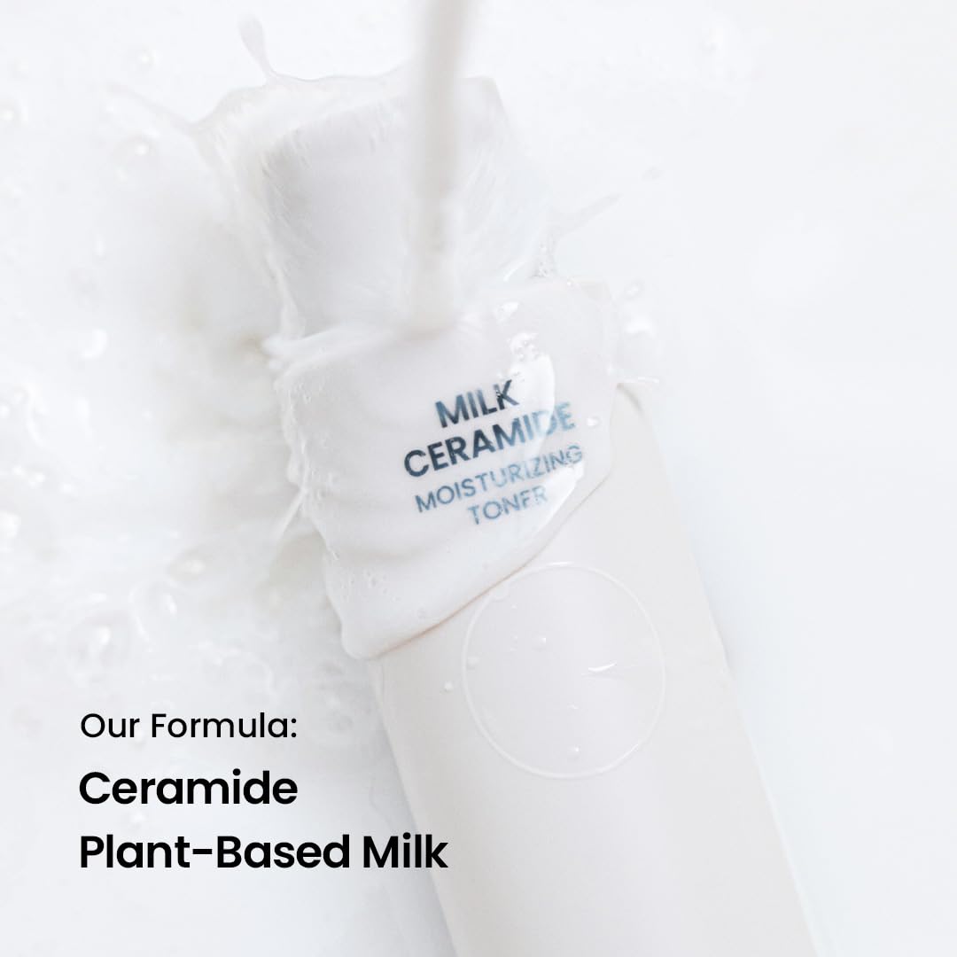 beplain Milk Ceramide Moisturizing Toner | 5-Multi Ceramide Complex for Skin Barrier | Deep Hydration & Soothing with CICA | Gentle Milky Toner for Sensitive Skin | Korean Skincare | 5.07 fl.oz