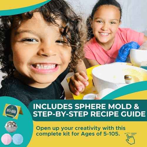 DIY Bath Bomb Kit Deluxe with Mold Set