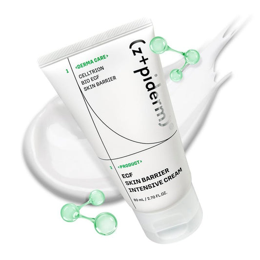 Zipiderm EGF Skin Barrier Intensive Cream – Korean Hydrating Moisturizer for Dry & Sensitive Skin | Ceramides & Panthenol | Lightweight Nourishing Face Cream | 2.70 fl oz