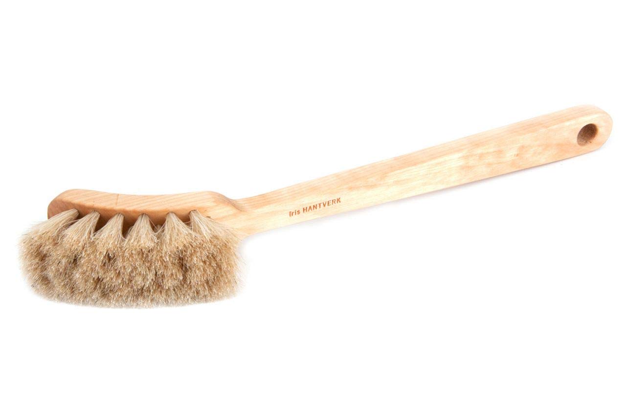 Iris Hantverk Birch and Horse Hair Dish Brush