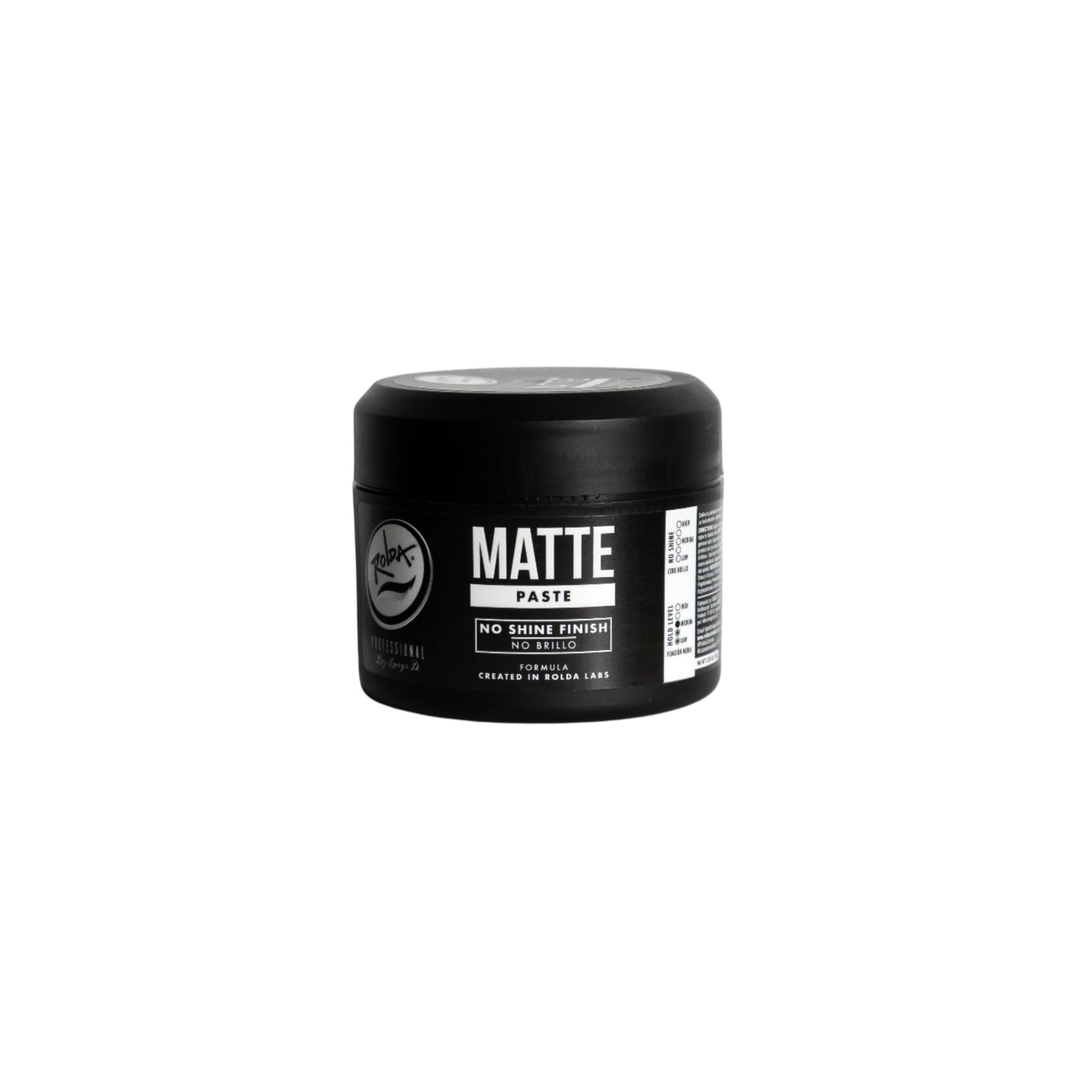 Rolda Matte Hair Paste - Water-Based Hair Styling Clay for Men - Medium Hold, No Shine, Adds Volume & Texture - Matte Finish for Short to Medium Hair (5.29 fl oz)