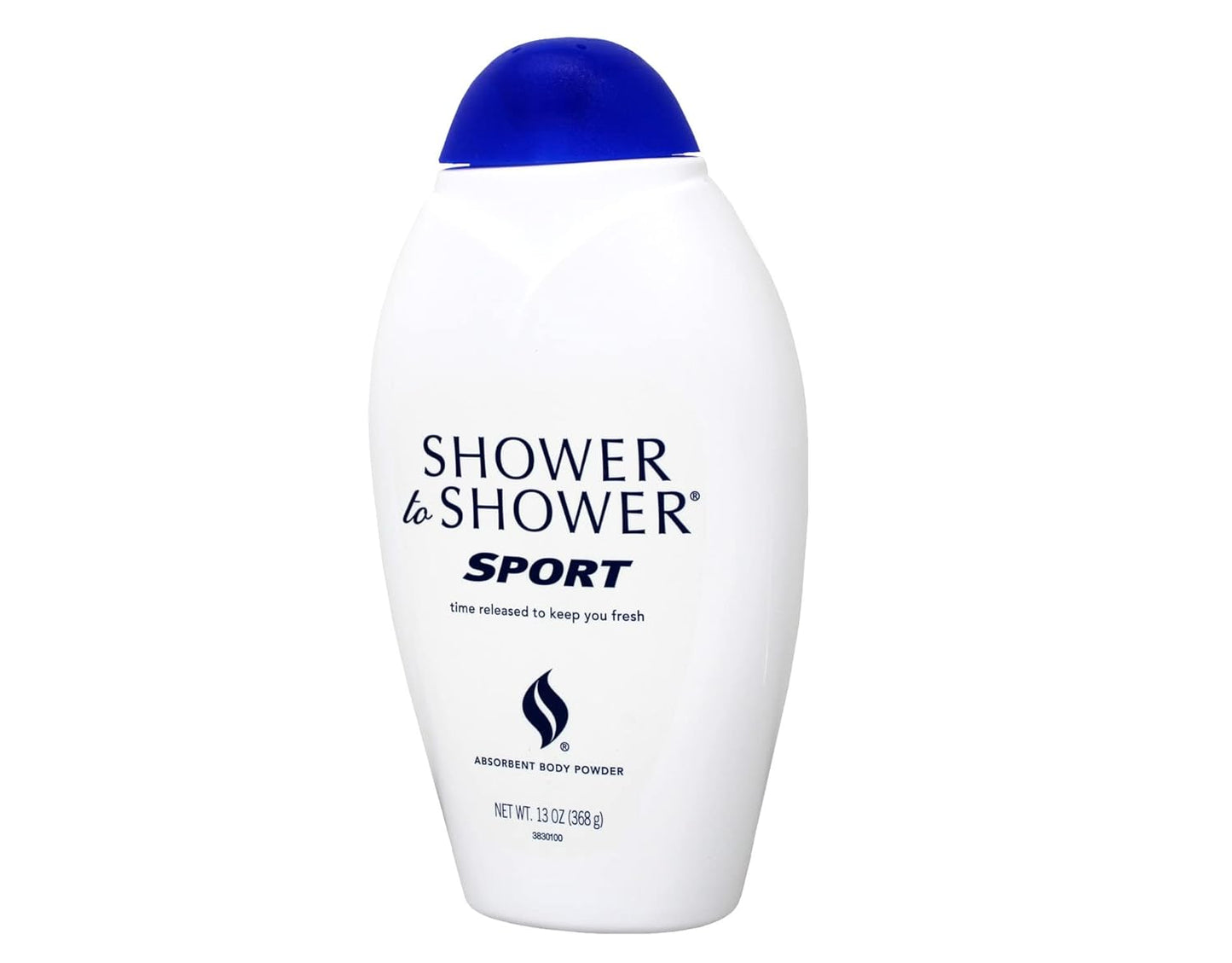 Absorbent Body Powder for Sports - Shower to Shower, 13 Ounce Bottles | Pack of 4