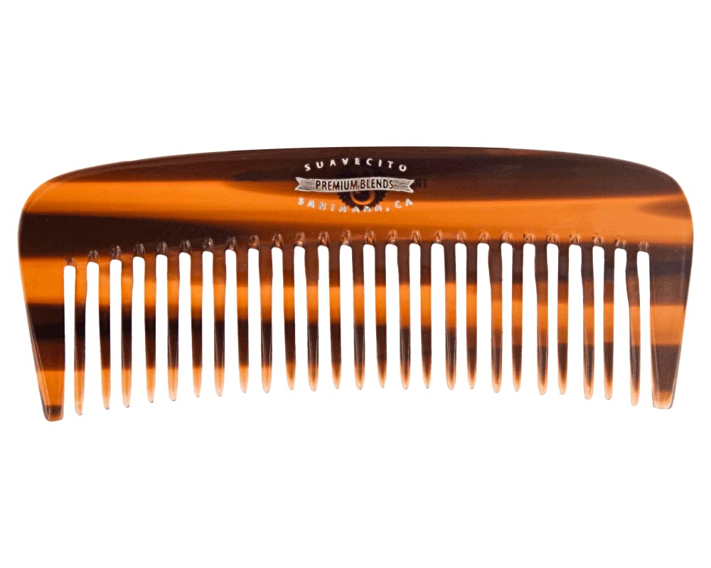 Suavecito Beard Acetate Amber Comb Volumizing Detangling Shaping