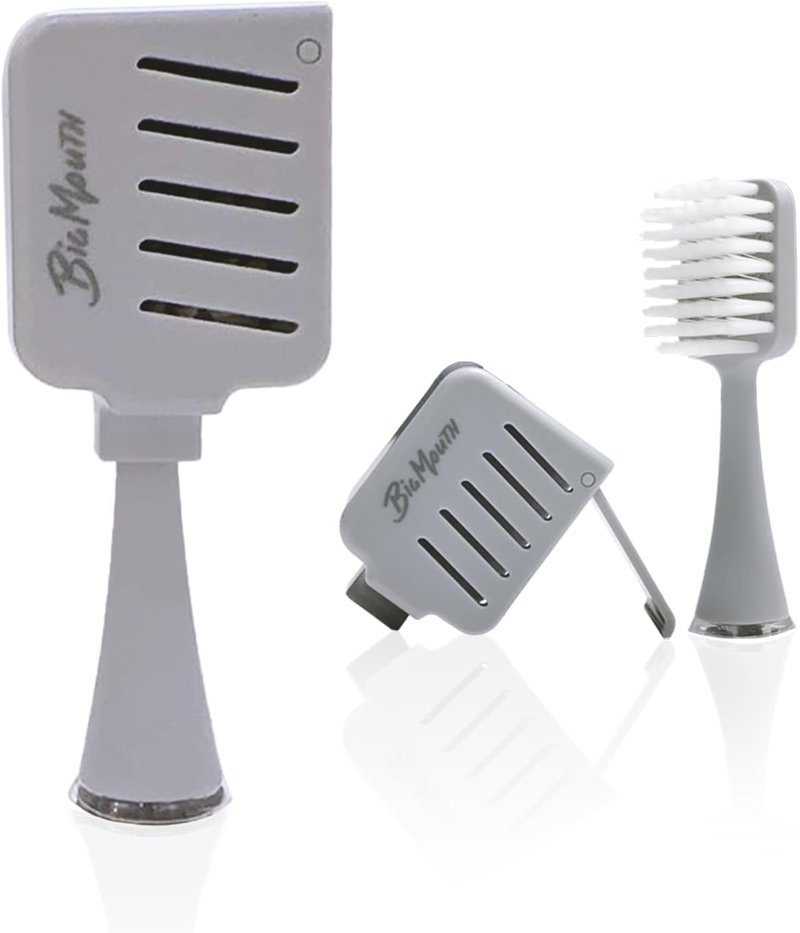 Sonic Electric Toothbrush Replacement Heads - Soft Bristles, Wide Brush Head | 2 Heads + 2 Hygienic Covers